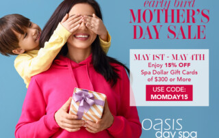 15% off Spa Dollar Gift Cards of $300 or more