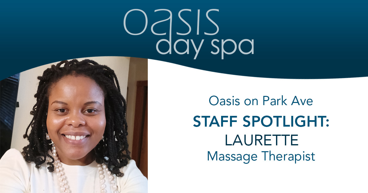 Oasis Staff Spotlight, Laurette Sainton, LMT